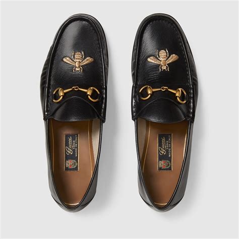 celebrity gucci loafers|Gucci bee loafer.